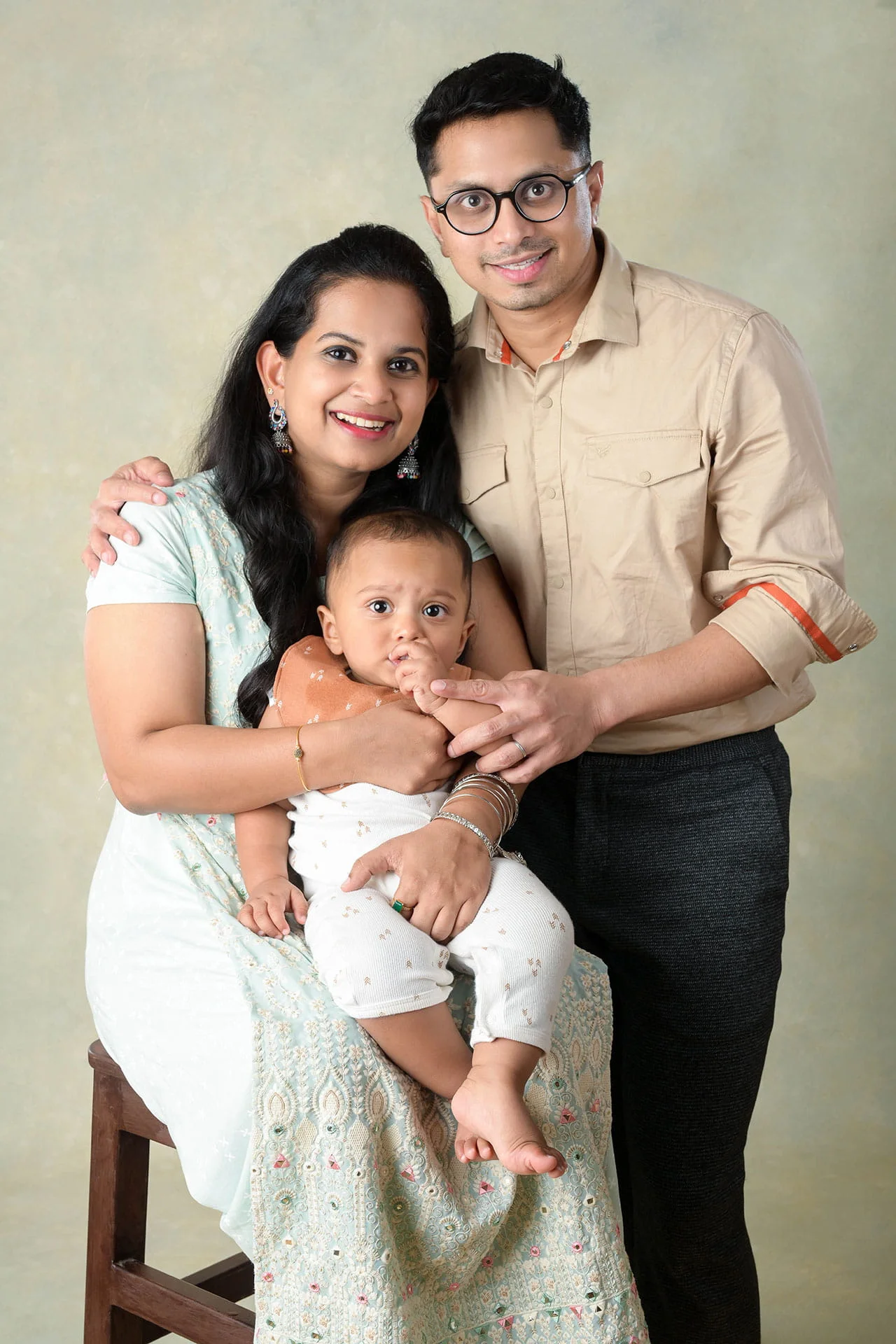 family shoot with baby
