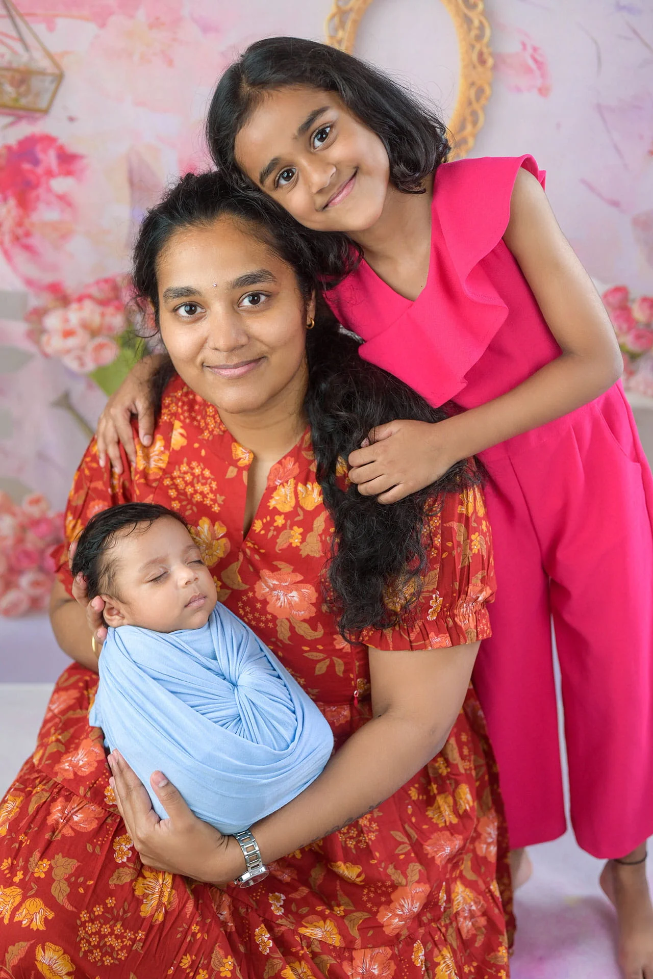 mom with children photo