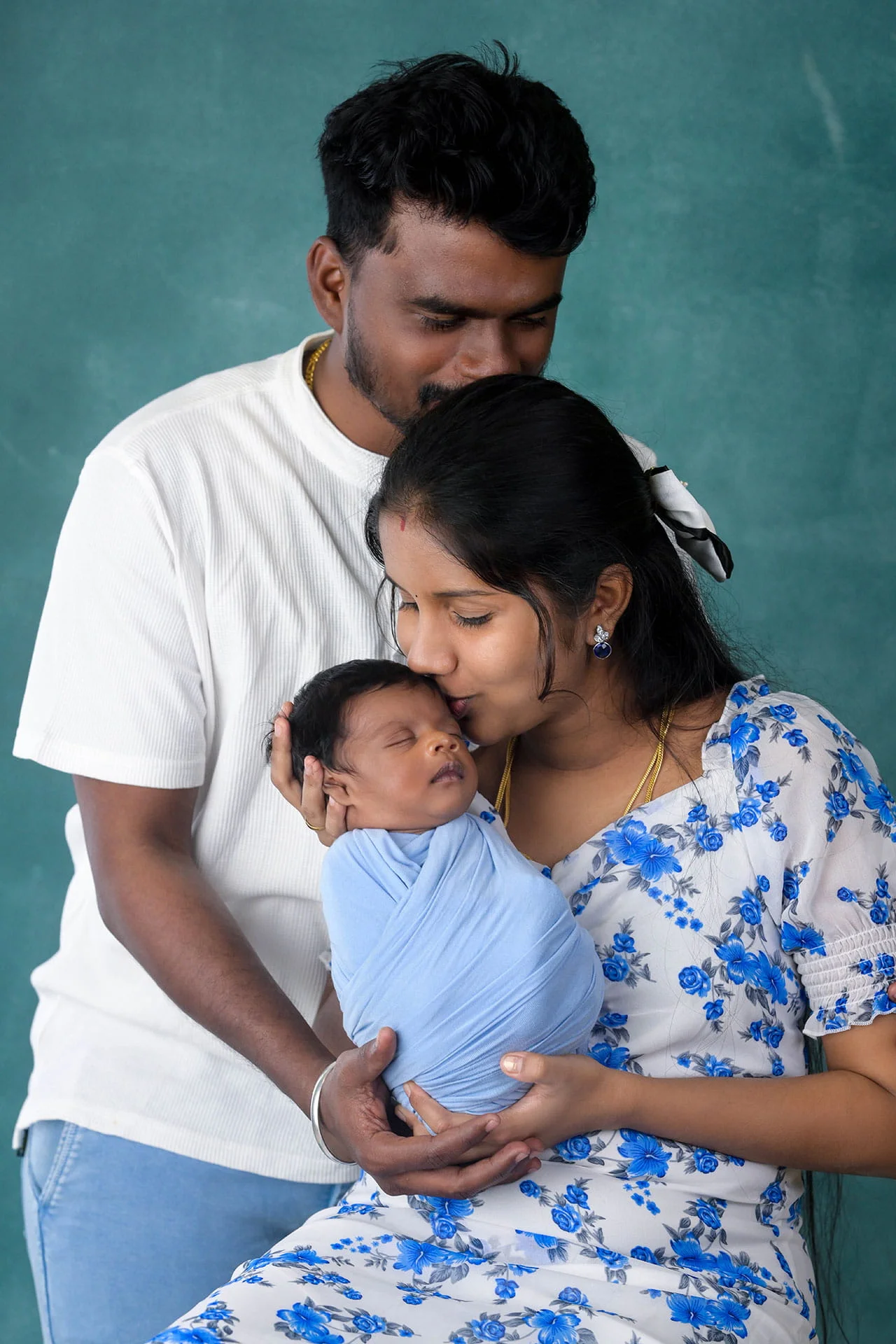 newborn family portrait