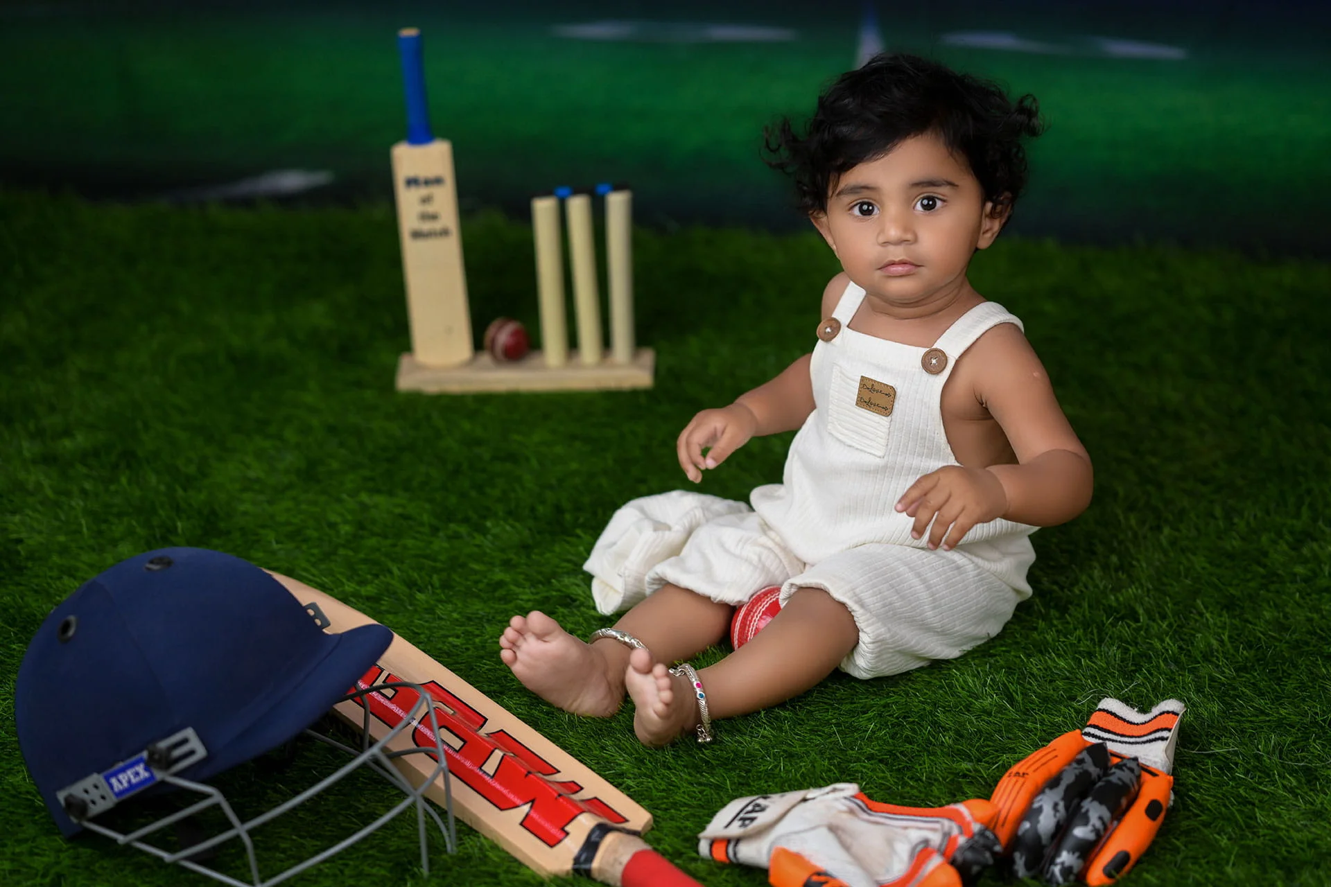 cricket theme setup for 9 months baby