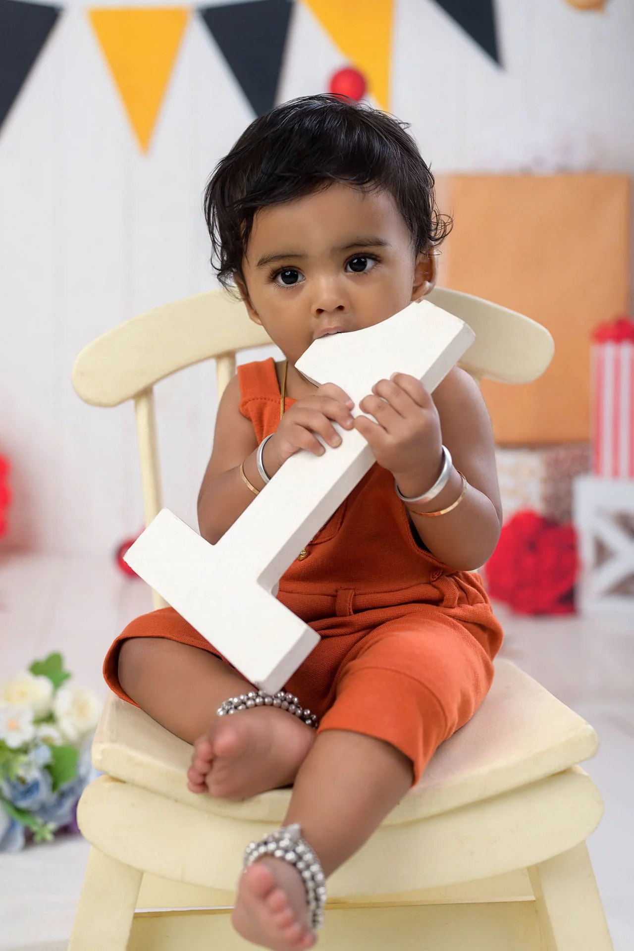 boy baby 1 year birthday celebration